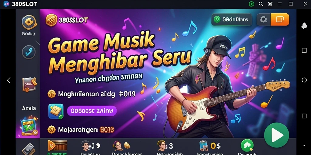 Tampilan gameplay 380SLOT yang menakjubkan dan penuh warna.