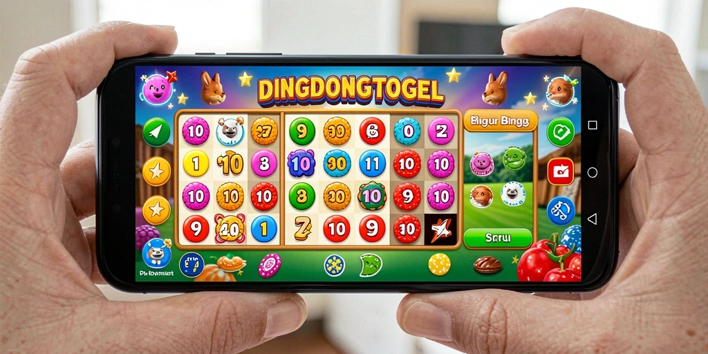 Screenshot gameplay DINGDONGTOGEL yang menunjukkan suasana Bingo seru.