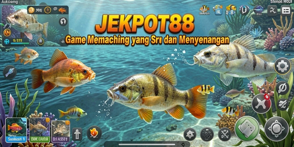 Tangkapan ikan besar dalam gameplay JEKPOT88 yang seru.