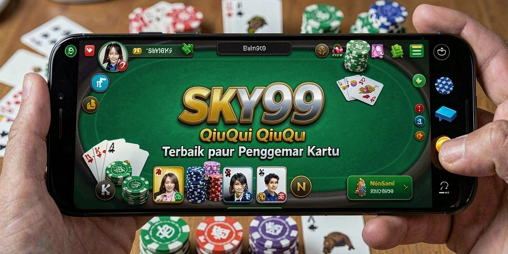 Tampilan permainan QiuQiu yang menarik dan seru di SKY99.