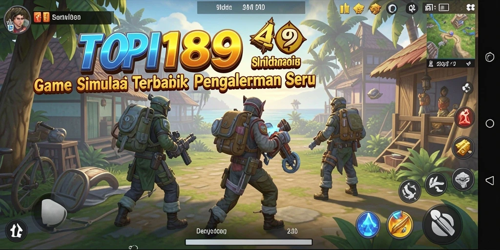 Tampilan gameplay dengan grafis menawan di TOPI189.