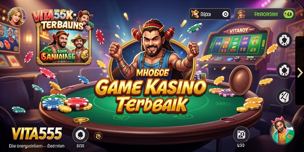 Screenshot VITA555 menampilkan pengalaman bermain yang memukau di kasino virtual.
