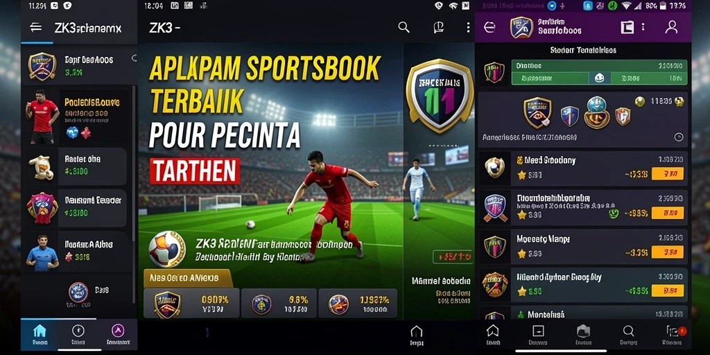 Tampilan menarik dari gameplay sportsbook ZK3 yang dinamis.